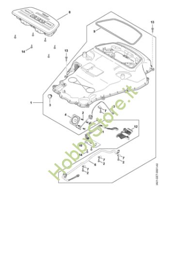 Picture of B - Parte superiore scocca iMOW 7.0